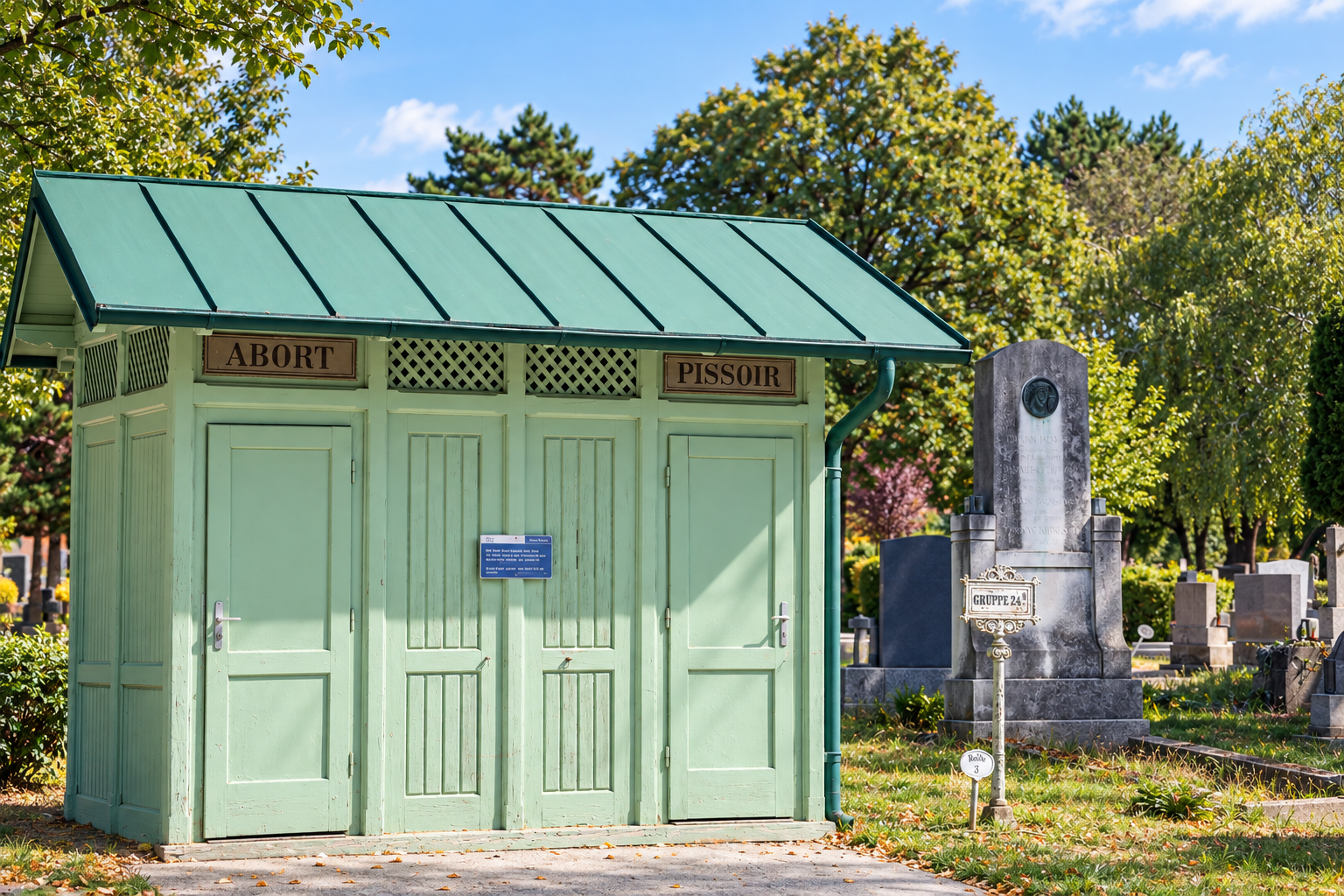 Stille Zeugen: Der Abort im Park